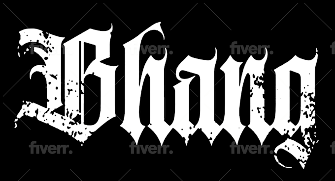 Create Metal Punk Hardcore Logo Font For Your Band By Gandresx Fiverr