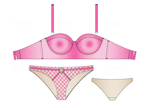Draw Lingerie Garment Illustrations And Cads By Emilycooke Fiverr