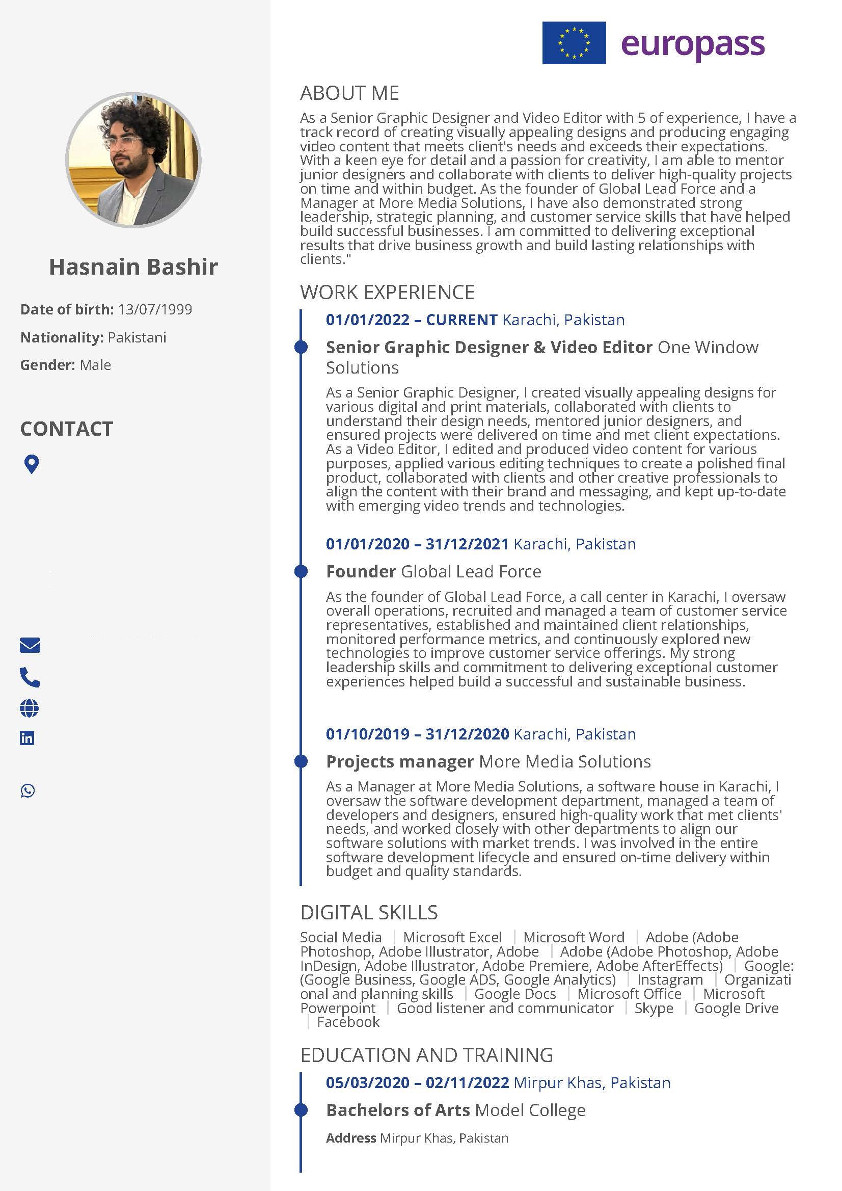 Sprint Cv New Europass Cv Template You Can Now Off