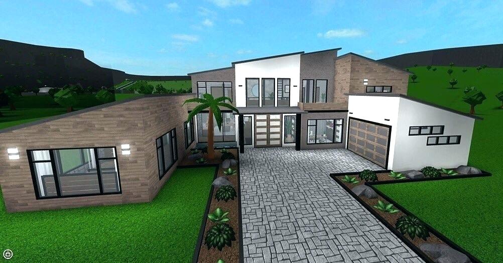 Bloxburg Modern House Ideas Story Garden And Modern Vrogue Co