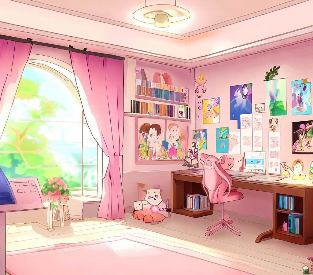 Aggregate More Than Pink Anime Bedroom Background Latest Dedaotaonec