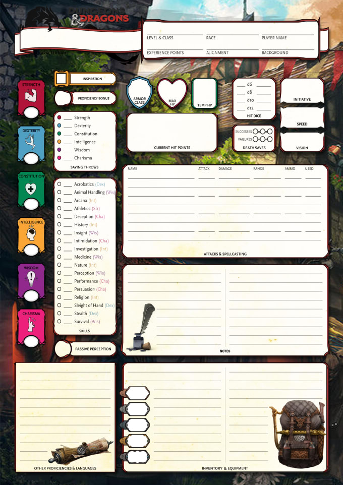 Create A E Dnd Character Sheet For Your Character By Mxiden Free Nude Porn Photos