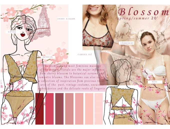 Design Next Lingerie Fashion Collection With Tech Packs By Adhikaram