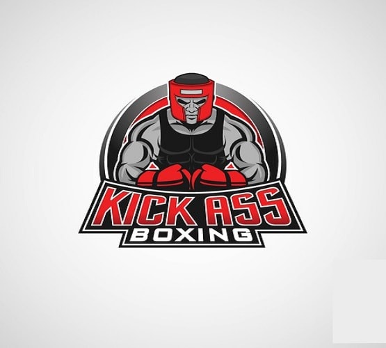 Design Powerful Cool Illustrative Logo For Kick Ass Boxing By Jamie