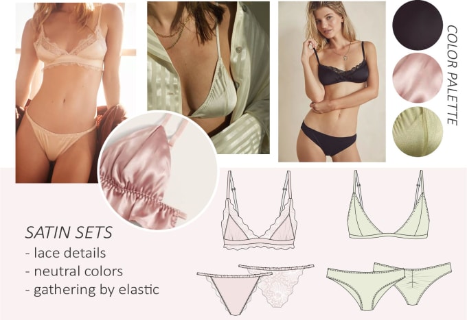 Create Professional Lingerie And Sleepwear Collection By Kesja S Fiverr