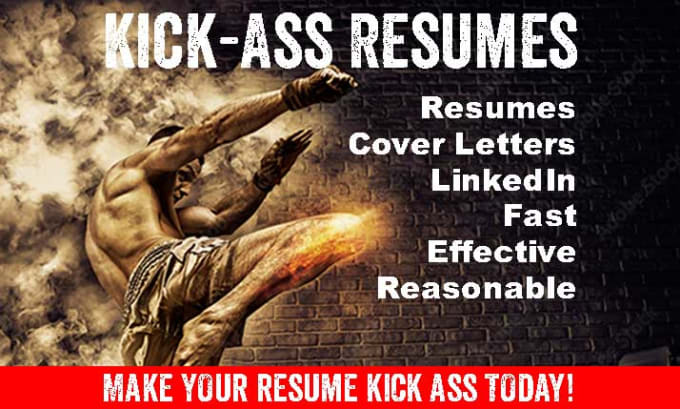 Make Your Resume Kick Ass By Stephensharam Fiverr