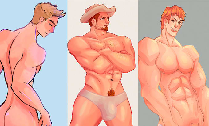 Bara Dude Furry Fanart Yaoi Gay Art By Zart Fiverr