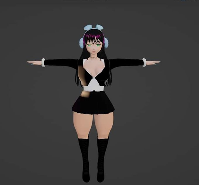 Texture And Edit Furry And Create Custom Anime Vrchat Avatar By Game