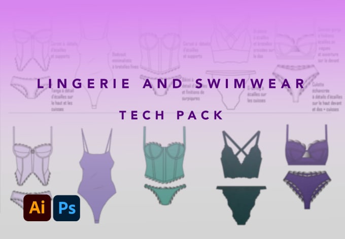 Create Lingerie And Swimwear Collections By Ayaessoufi Fiverr