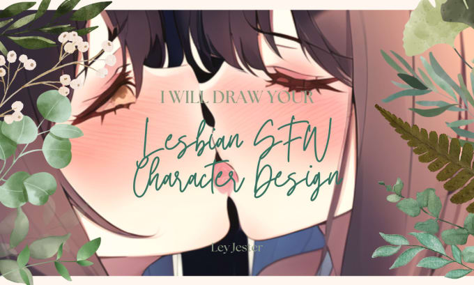 Draw Your Lesbian Sfw Character Design By Leyjester Fiverr