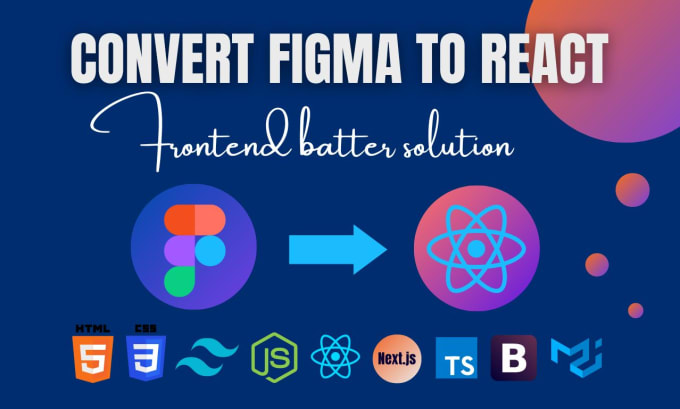 Convert Figma To React Js Or Next Js And Using Tailwind Css By Reactjs Code Fiverr