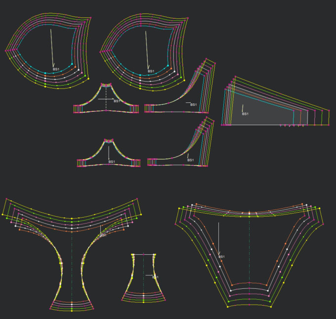Create Fashion Clothing Lingerie Patterns Grading By Shehan Fiverr