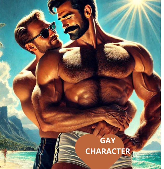 Draw Gay Bara Muscle Yaoi Nsfw Fan Art Oc Comic Gay Character Lesbian By Gbaremi Fiverr