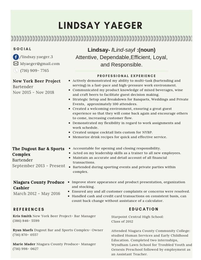 Create Kick Ass Resume Using Your Skills And Experience By Carolynastps