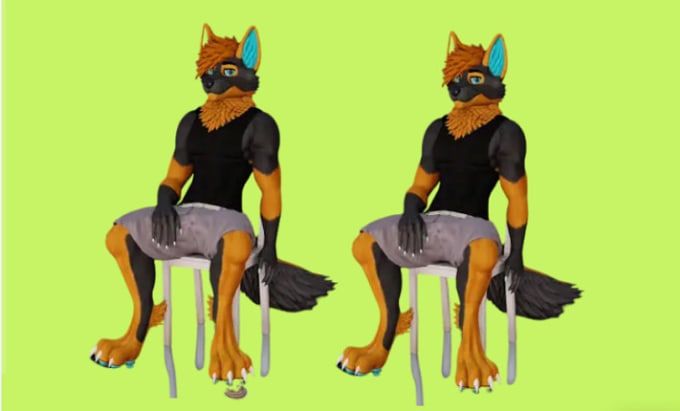 Create Vr Chat Avatar Vtuber Custom Vrchat Furry For Vr Chat Or Game