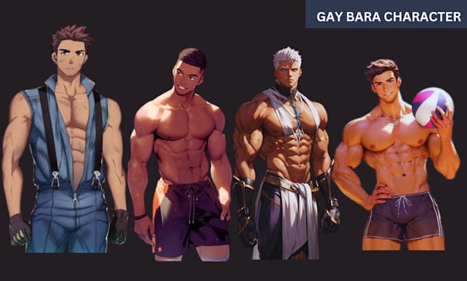 Draw Oc Gay Bara Illustrations Sexy Dude Commission Furry Art Gay Bara By Ash Folly Fiverr