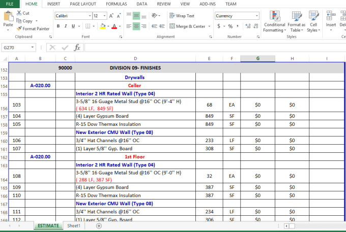 Do Construction Estimation Qto Boq By Fiazw