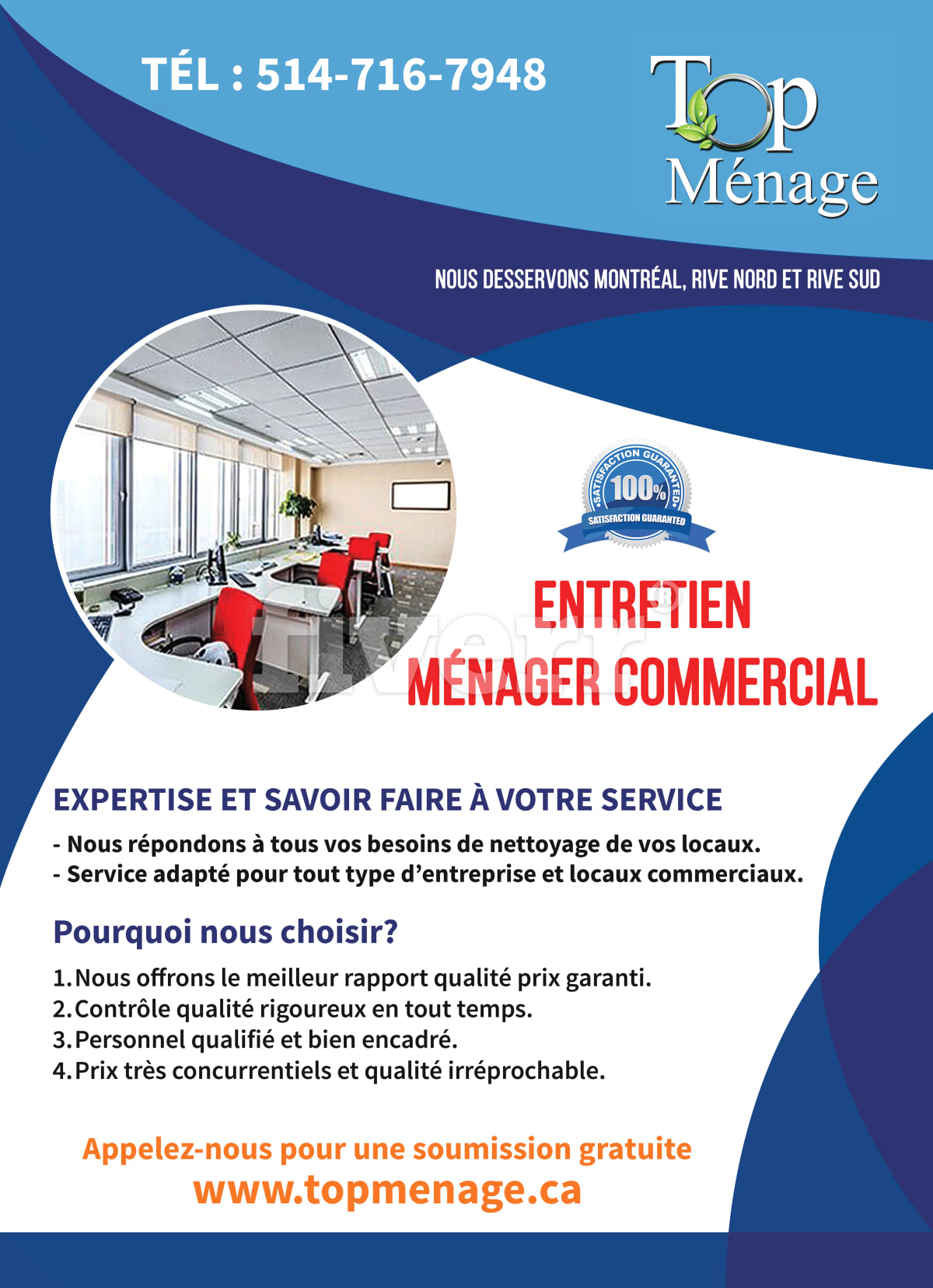 Flyer Entreprise De Nettoyage