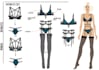 Fashion Design Flat Sketches For Lingerie Tech Pack By Fascin Fiverr