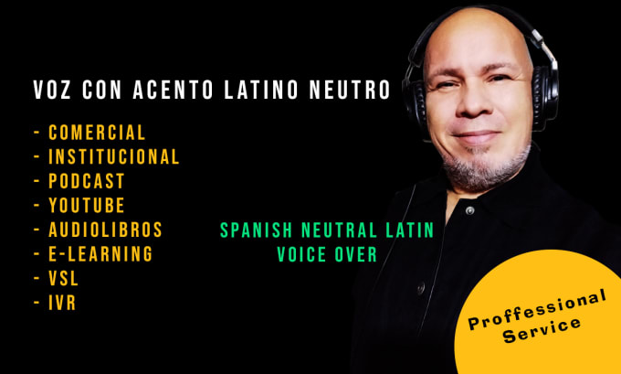 Grabare La Voz Latina Acento Neutro By Josemarinvzla Fiverr