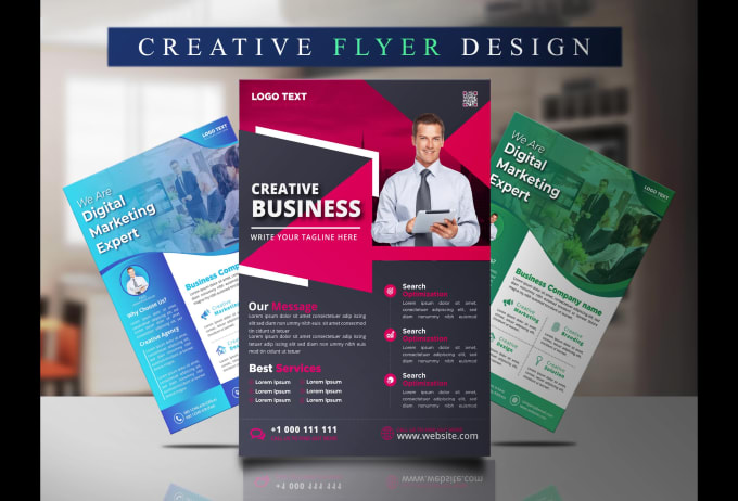 Design Urgent Professional Business Flyers Leaflets Posters Or