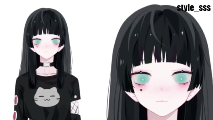 Turn Your Anime Characters Into Virtual Idols By Style Sss Fiverr