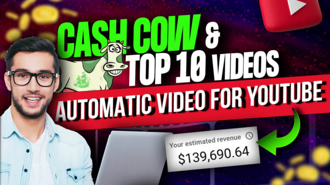 Create Professional Youtube Cash Cow Video Fully Automatic By Top Vid