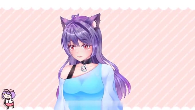 Draw And Rigged Your Live D Vtuber Model By Hayorka Fiverr