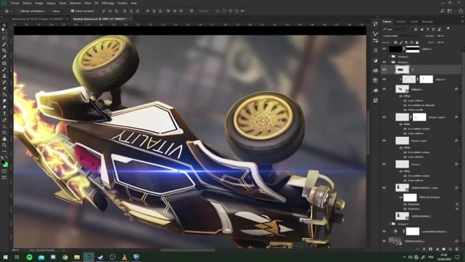 Design A Rocket League Header By Streamie Fiverr