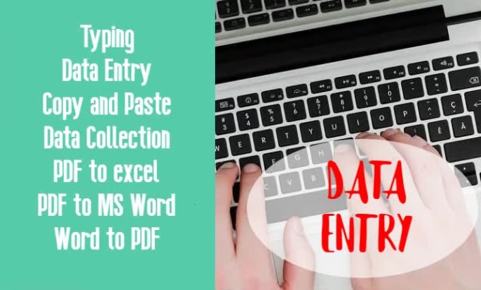 Do Data Entry Copy Paste Typing Manual Data Entry Typing Work Convert Pdf By Danirupunsith