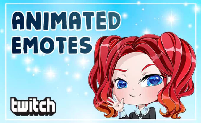 Draw Cute Animated Emotes For Twitch By Kopechka Fiverr