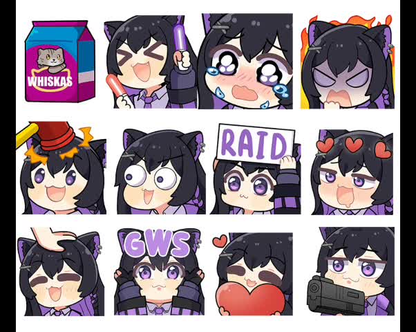 Create Custom Cutest Twitch Emote And Sub Badges For You By Athfa