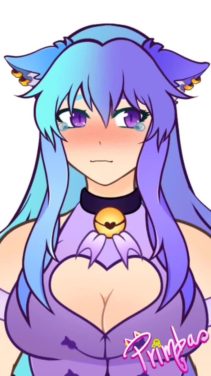 Draw And Rigged Your Live D Vtuber Model By Ivymeows Fiverr