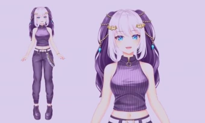 Model And Rig D Vtuber Model Vtuber Rigging Live D Vtuber Emotes