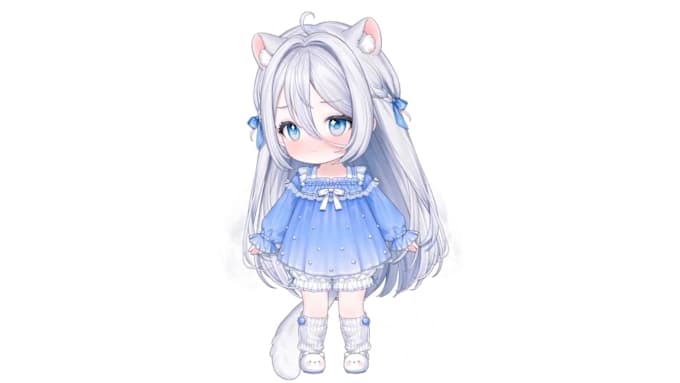 Draw And Rig Anime Chibi Model Pet Vtuber Model D Vtuber Rigging