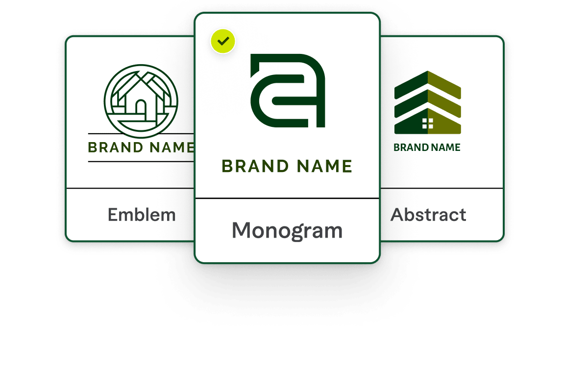 emblem, monogram, pictorial, mascot, abstract - Types of logo - fiverr logo maker