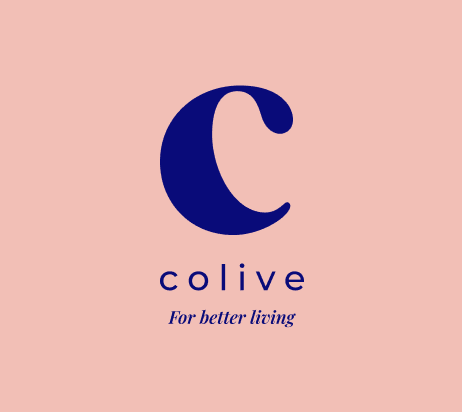 C字母标志，colive - five标志制作
