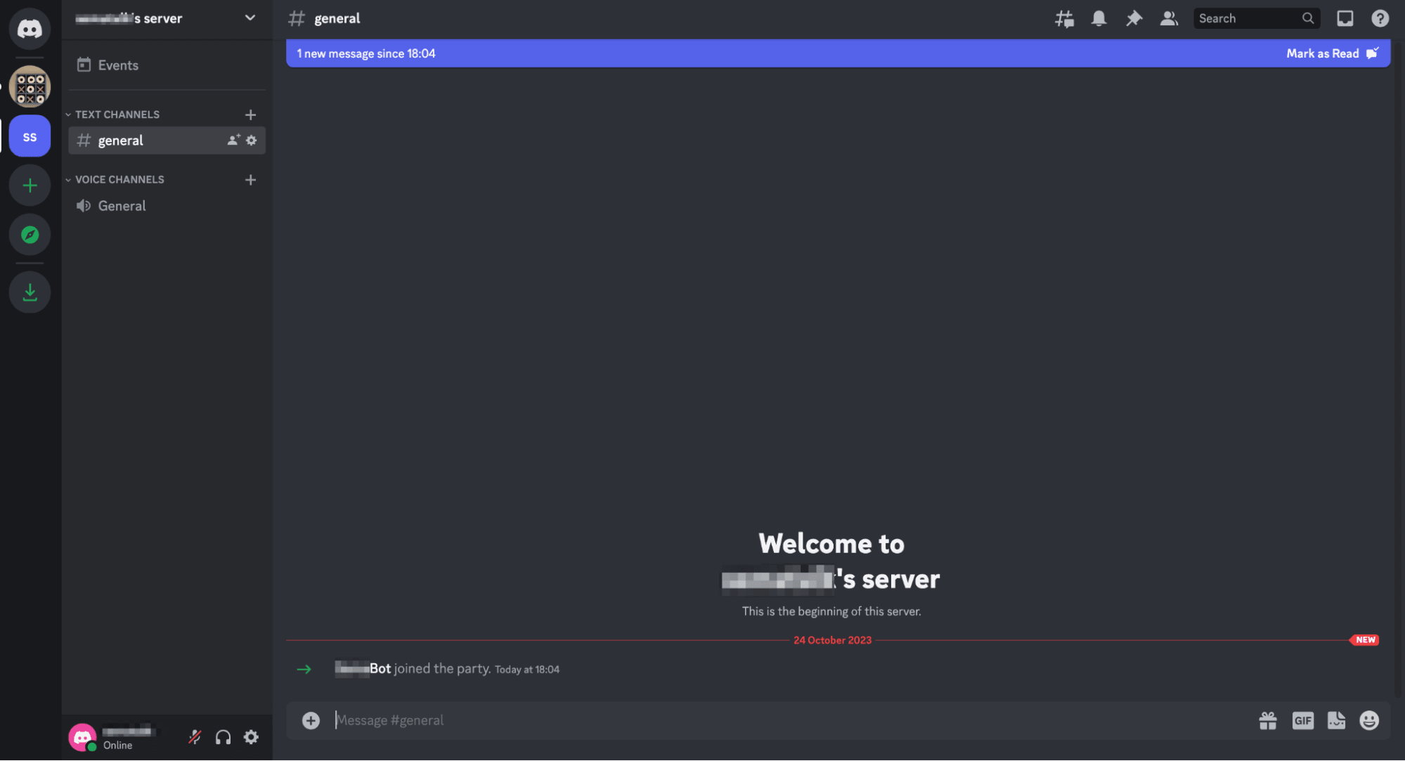 discord server with active bot