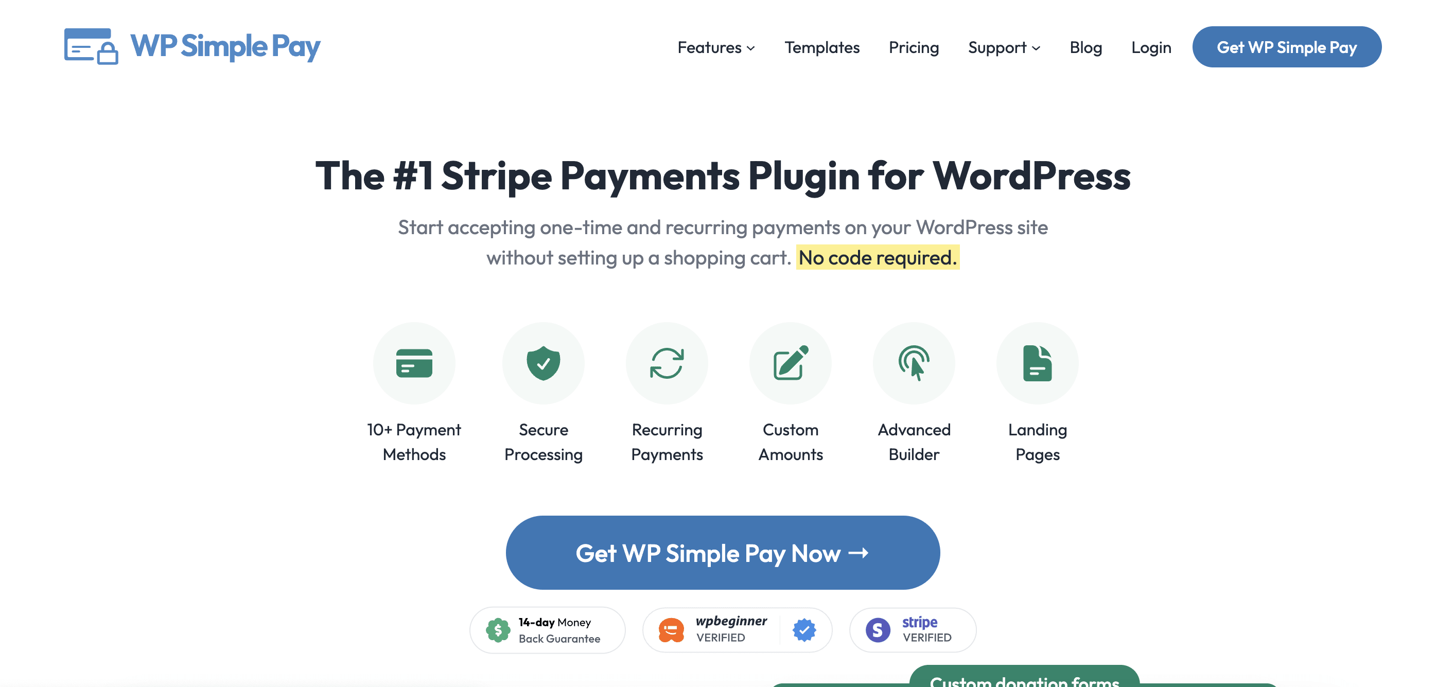 WP simple pay