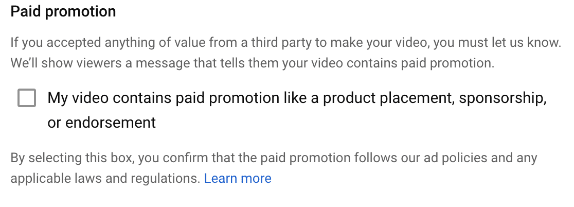 getting youtube sponsorship 