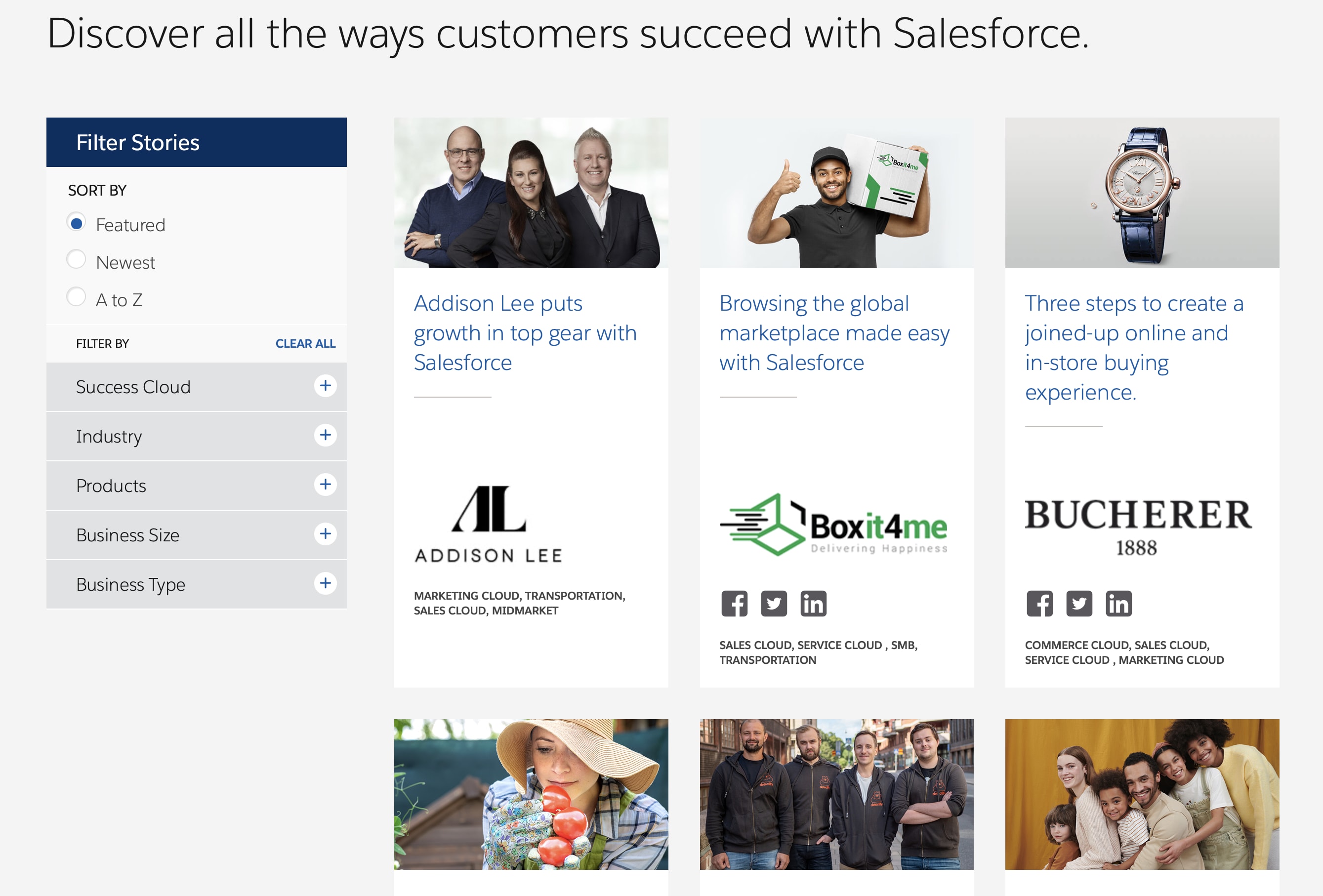 salesforce content marketing example