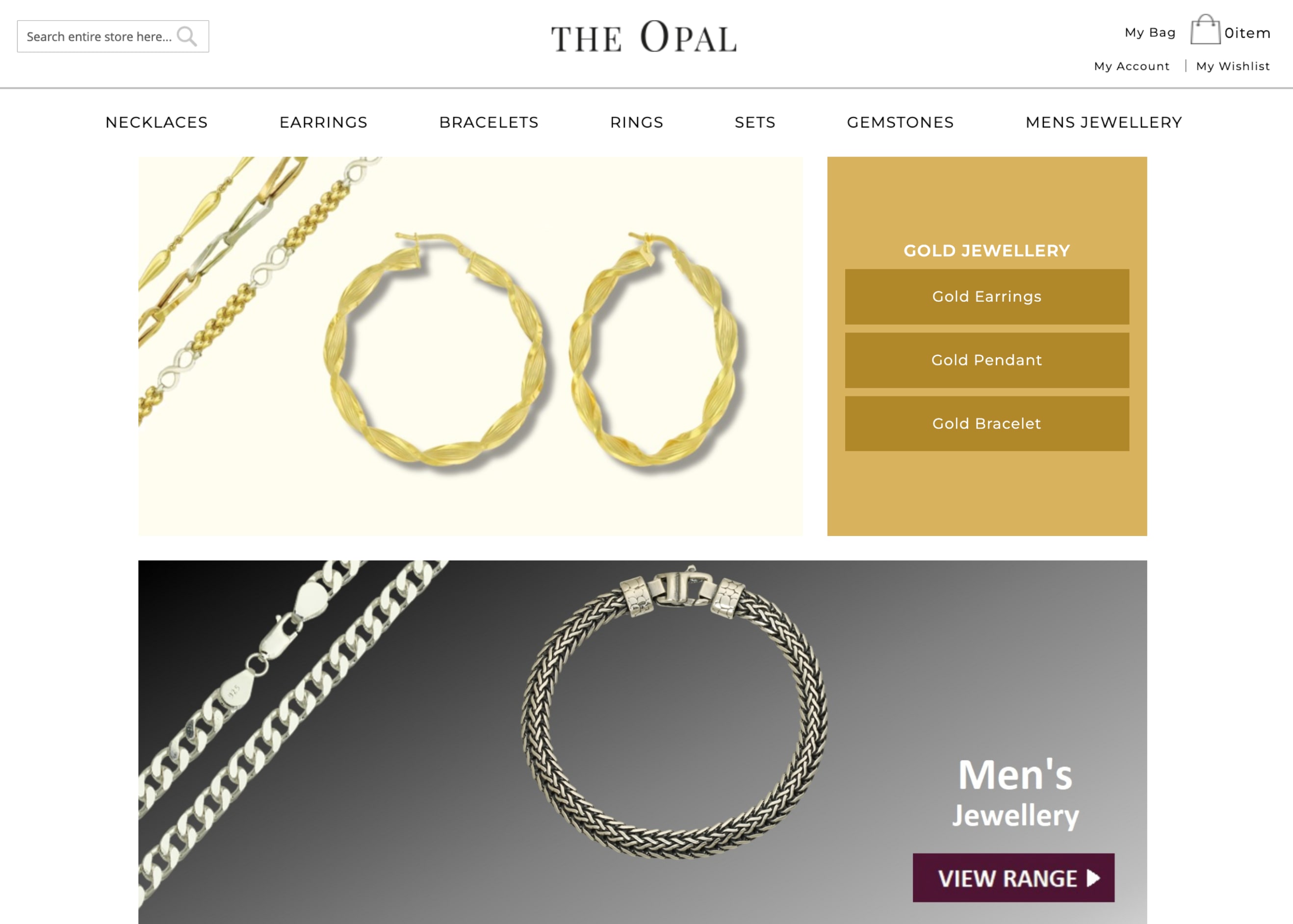 The Opal sells a variety of related products—from necklaces to bracelets to men’s jewelry. 