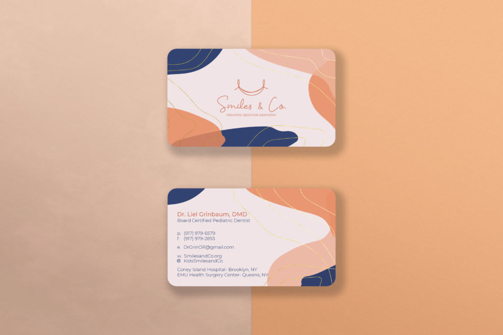 business card made on Fiverr