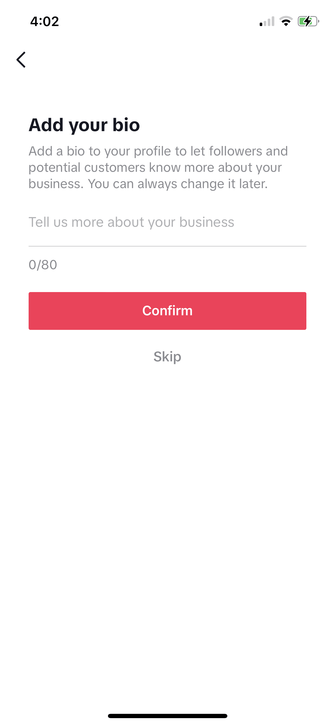 step 7 to switching to business acct on tiktok