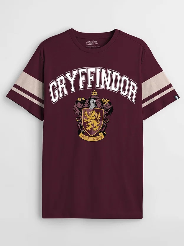 An image of a Gryffindor T-shirt from Souled Store’s Harry Potter collection