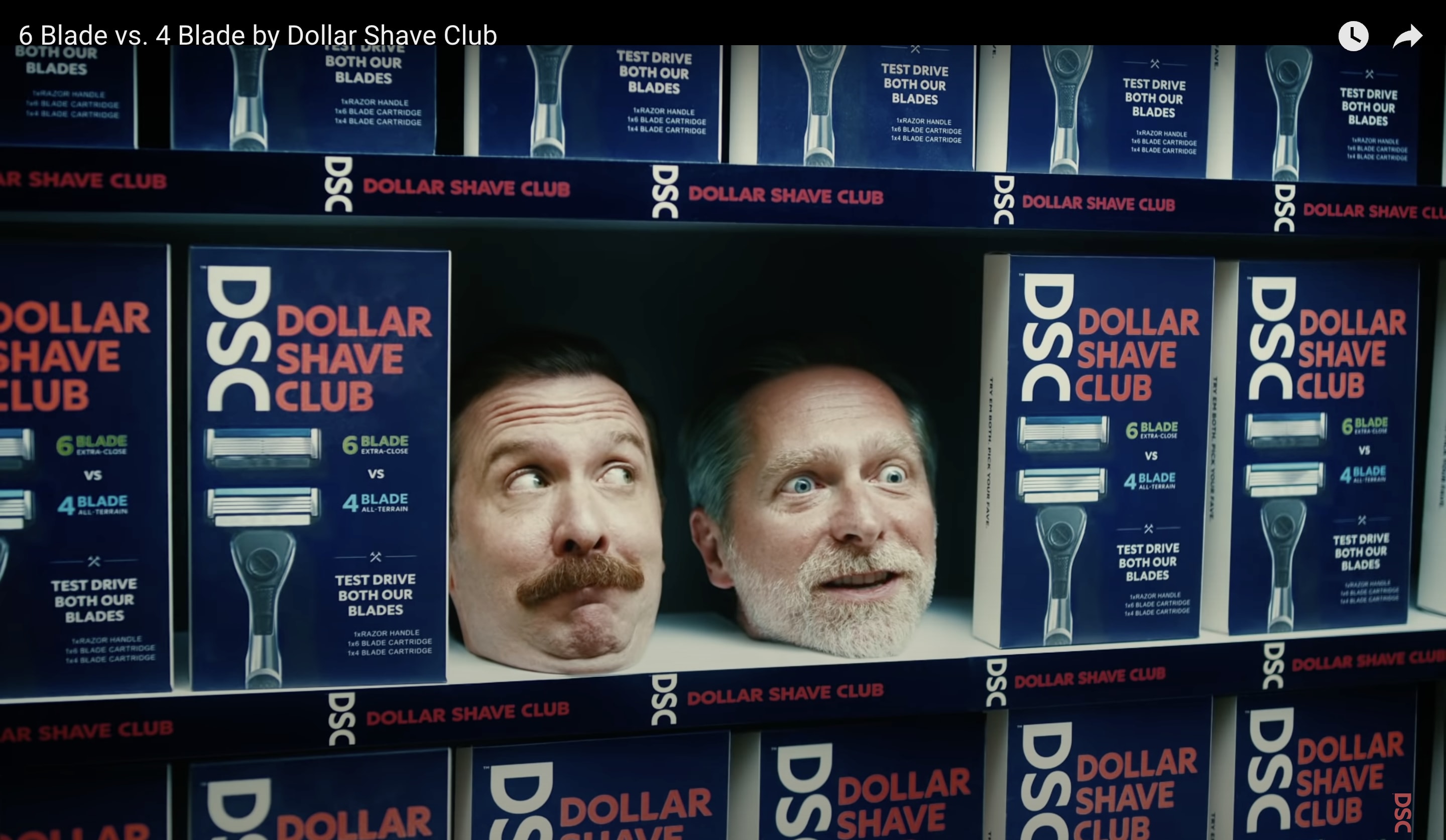 dollar shave club on youtube