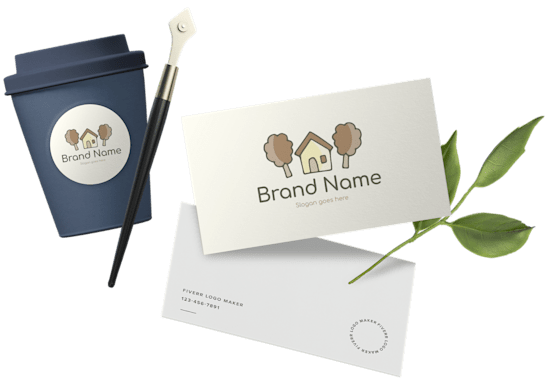 Wood logo design example