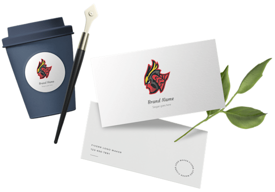 Samurai logo design example