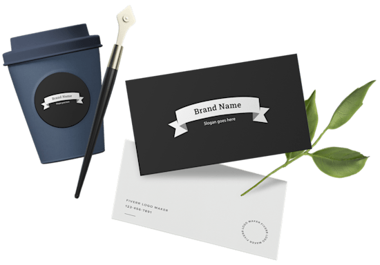 Ribbon logo design example