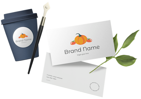 Pumpkin logo design example